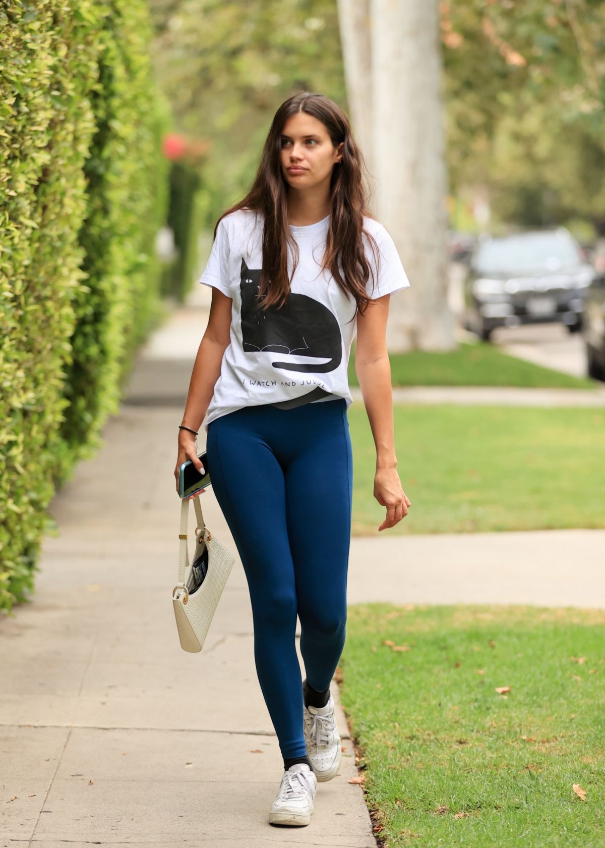 SARA SAMPAIO Arrives at Pilates Class in West Hollywood 07/13/2021