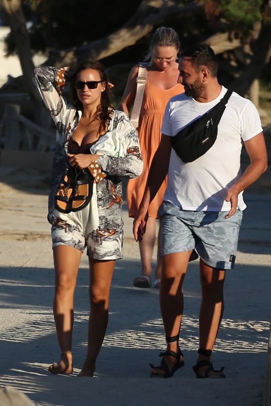 IRINA SHAYK and Riccardo Tisci Out in Ibiza 08/06/2021