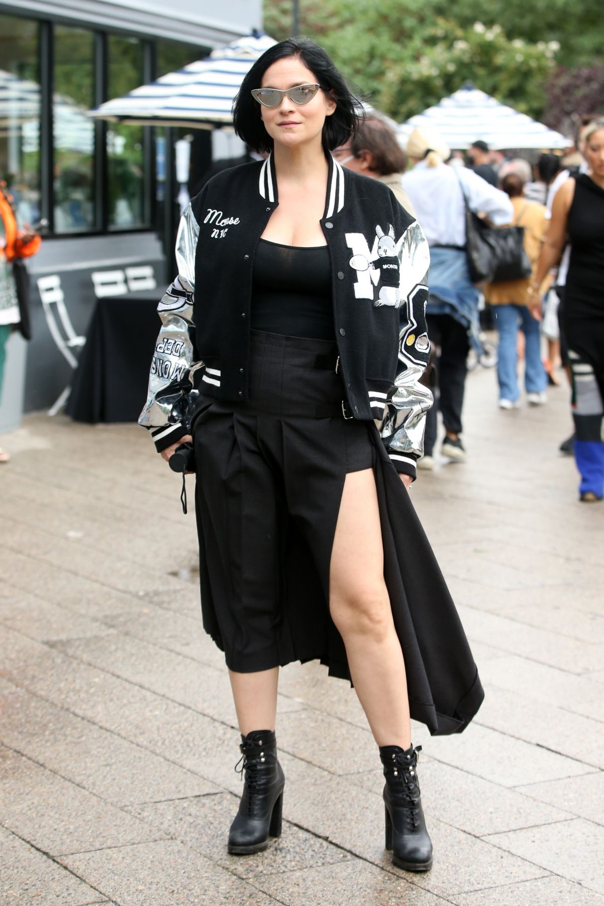 LEIGH LEZARK Arrives at Monse Resort Show at New York Fashion Week 09 ...