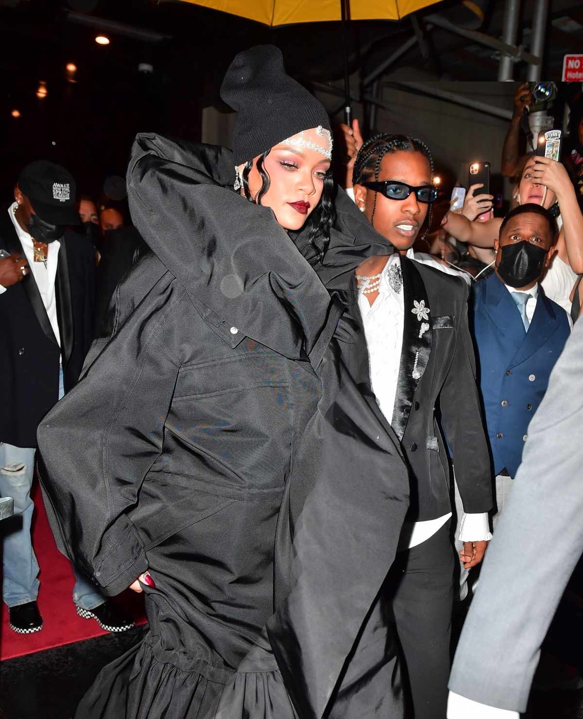 RIHANNA and Asap Rocky Heading to Met Gala in New York 09/13/2021 ...