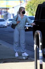 WITNEY CARSON Leaves Dancing With the Stars Rehearsal in Los Angeles 10/16/2021