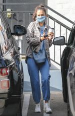 JESSICA ALBA at a Spa in Beverly Hills 11/06/2021