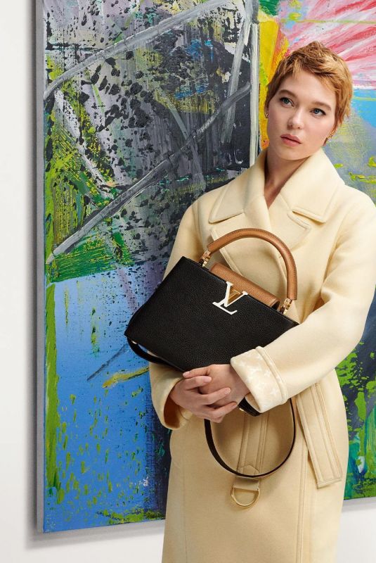 Lea Seydoux stars in Louis Vuitton Capucines Bag Spring-Summer 2023 AD  Campaign. - OTSMAGAZINE