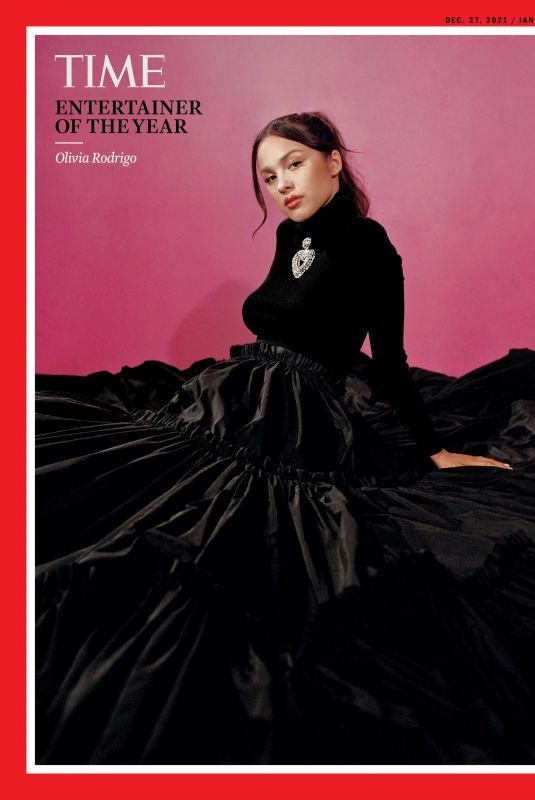 OLIVIA RODRIGO for Time Magazine; Entertainer of the Year, December