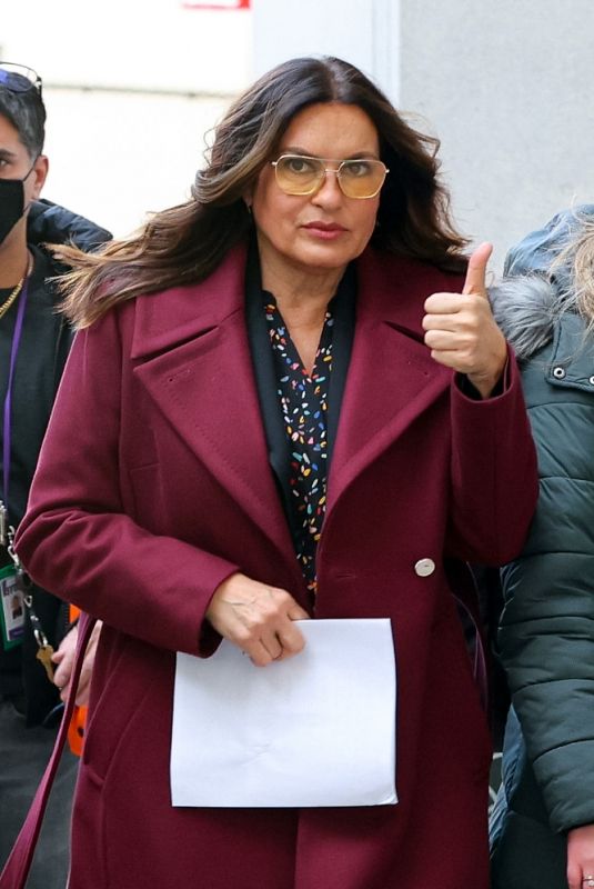 Mariska Hargitay On The Set Of Law And Order Special Victims Unit In New York 01 12 2022