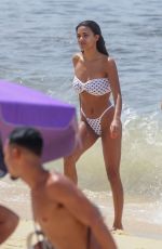 TINA KUNAKEY in Bikini at a Beach Rio de Janeiro 12/27/2021