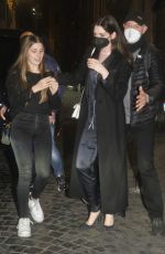 ANNE HATHAWAY and Adam Shulman Out for Dinner Al Pierluigi Restaurant in Rome 02/20/2022