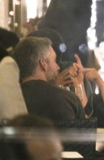 ANNE HATHAWAY and Adam Shulman Out for Dinner Al Pierluigi Restaurant in Rome 02/20/2022