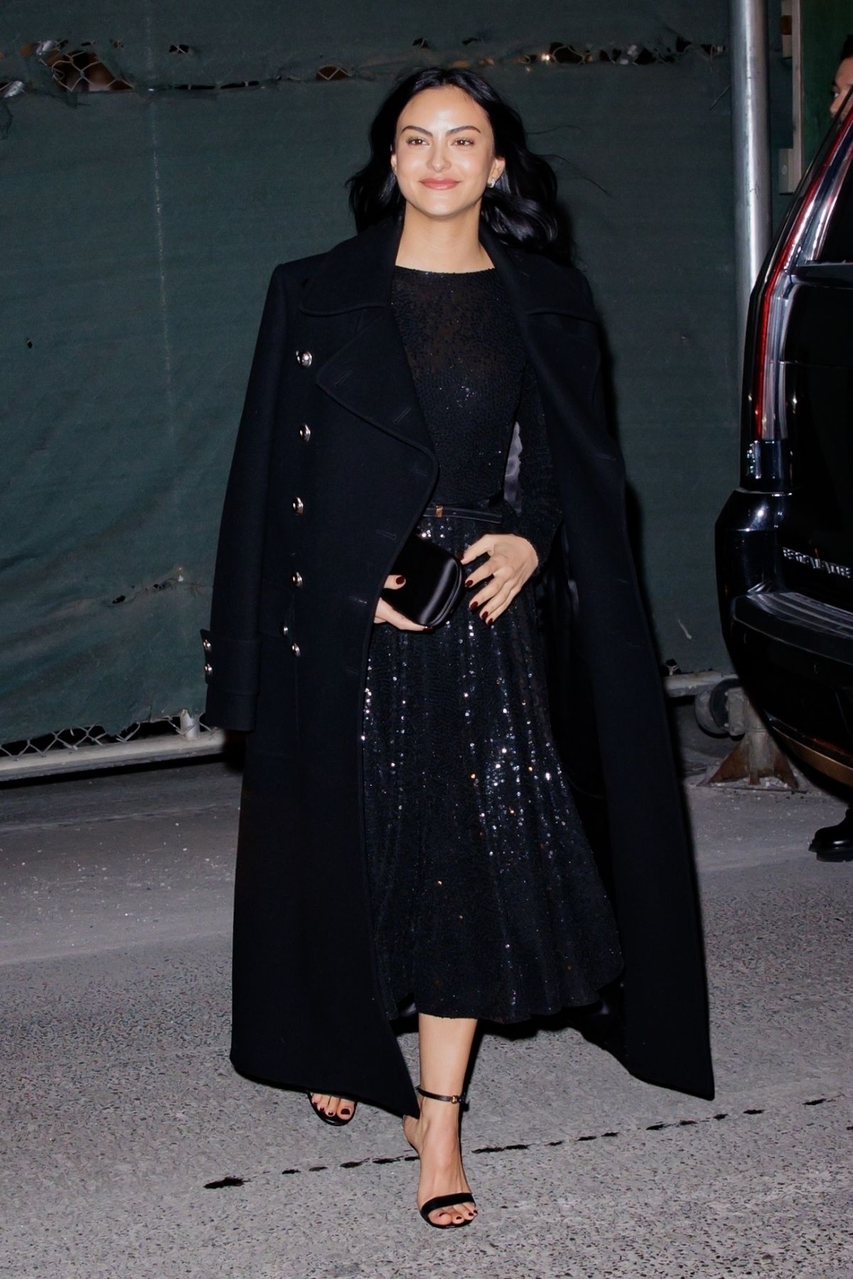 CAMILA MENDES Arrives at Michael Kors Show at New York Fashion Week  02/15/2022 – HawtCelebs