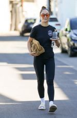 CARA SANTANA Out and About in Los Angeles 02/14/2022