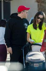 EMILY RATAJKOWSKI and Sebastian Bear McClard Out with Her Baby in Los Angeles 02/14/2022
