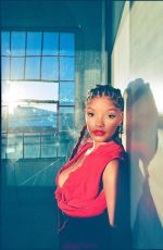 HALLE BAILEY at a Photoshoot, February 2022