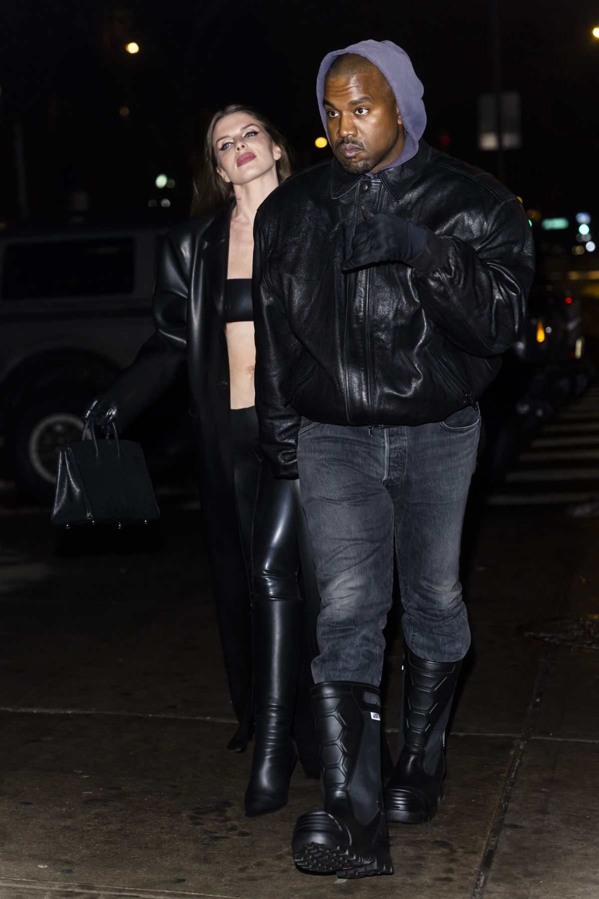 Julia Fox And Kanye West Arrives At Lucien On Her 32nd Birthday In New York 02022022 Hawtcelebs 2447