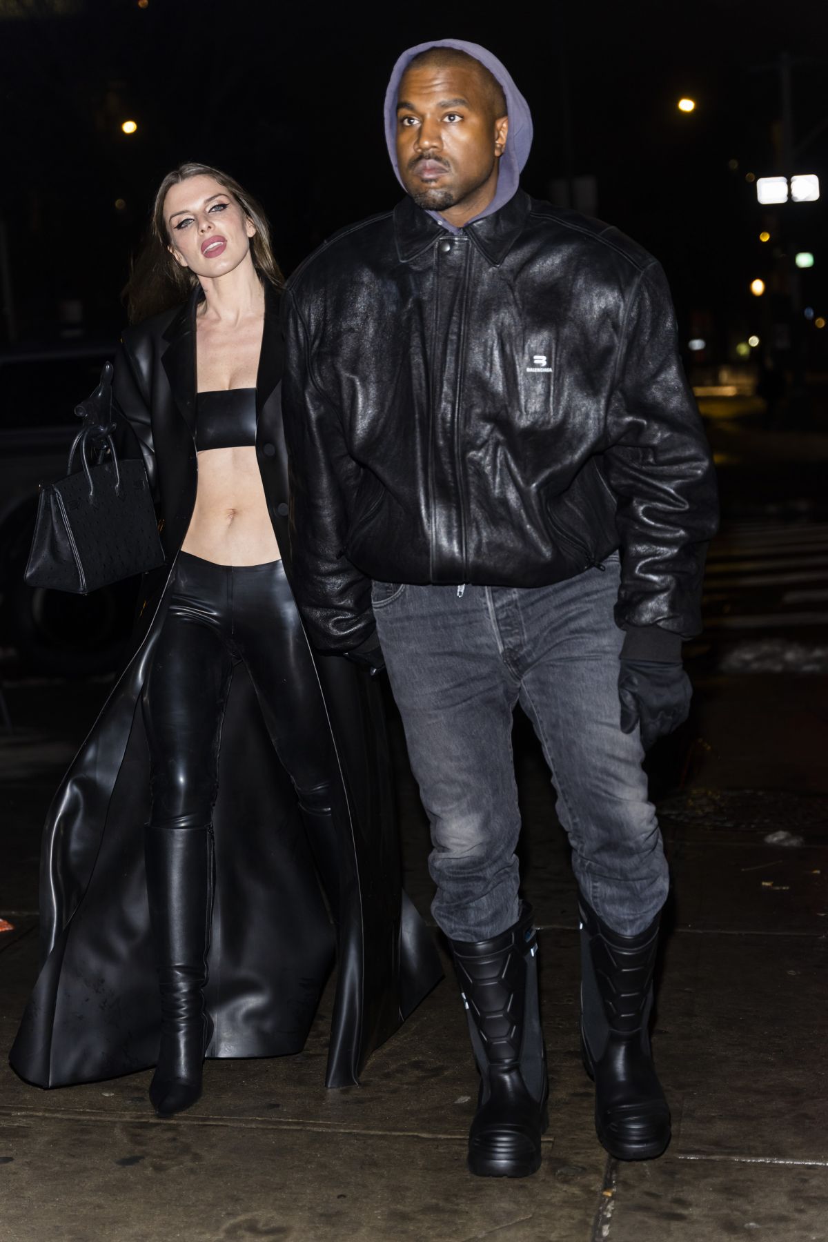Julia Fox And Kanye West Arrives At Lucien On Her 32nd Birthday In New York 02022022 Hawtcelebs 9538