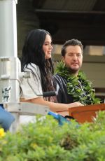 KATY PERRY on the Set of New Season of American Idol in Maui 02/14/2022