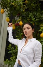 LUCY HALE at a Photoshoot 02/23/2022