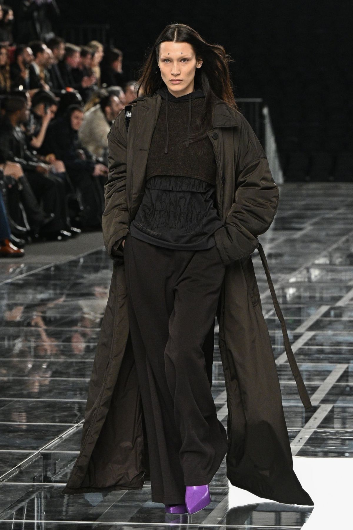 BELLA HADID Walks Runway at Givenchy Fashion Show in Paris 03/06/2022 ...