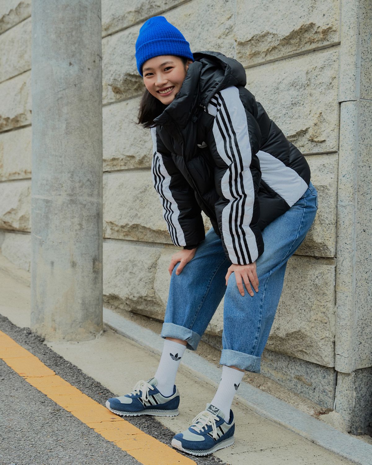 Hoyeon Jung Reps Louis Vuitton While Wearing Vegan Adidas 'Sambas' –  Footwear News