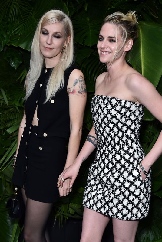 KRISTEN STEWART and DYLAN MEYER at Chanel Preoscars Party in Beverly