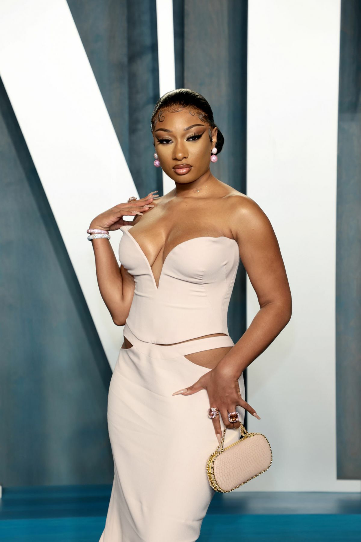 MEGAN THEE STALLION at 2022 Vanity Fair Oscar Party in Beverly Hills 03
