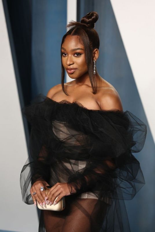 NORMANI KORDEI at 2022 Vanity Fair Oscar Party in Beverly Hills 03/27/2022