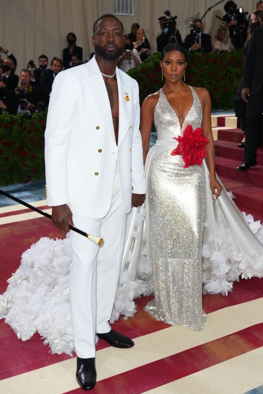 GABRIELLE UNION and Dwyane Wade at Met Gala Celebrating In America: An Anthology of Fashion in New York 05/02/2022