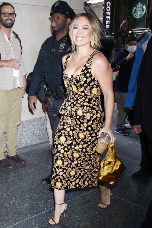 Hilary Duff Arrives At Today Show In New York 05 18 2022 Hawtcelebs