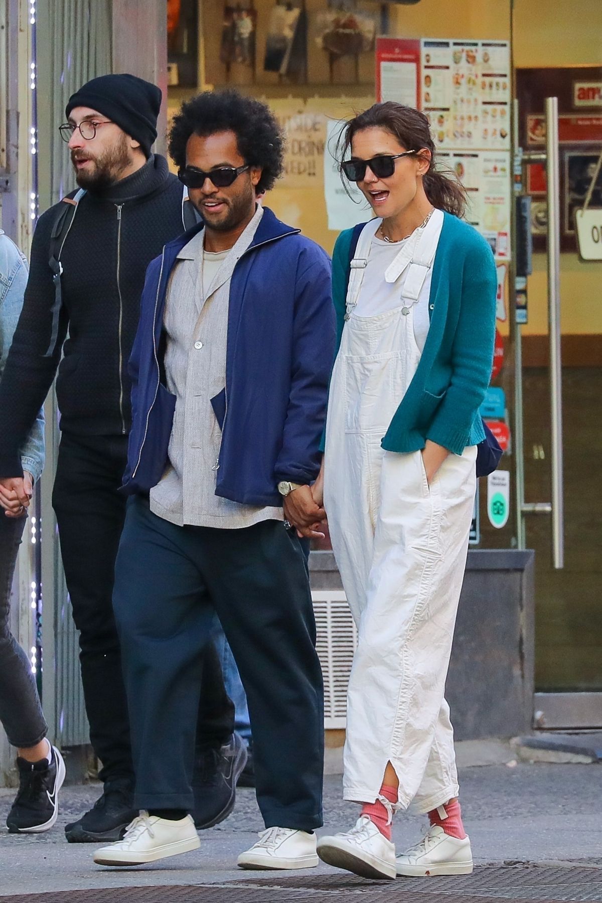Katie Holmes And Bobby Wooten Out In New York 04282022 Hawtcelebs 