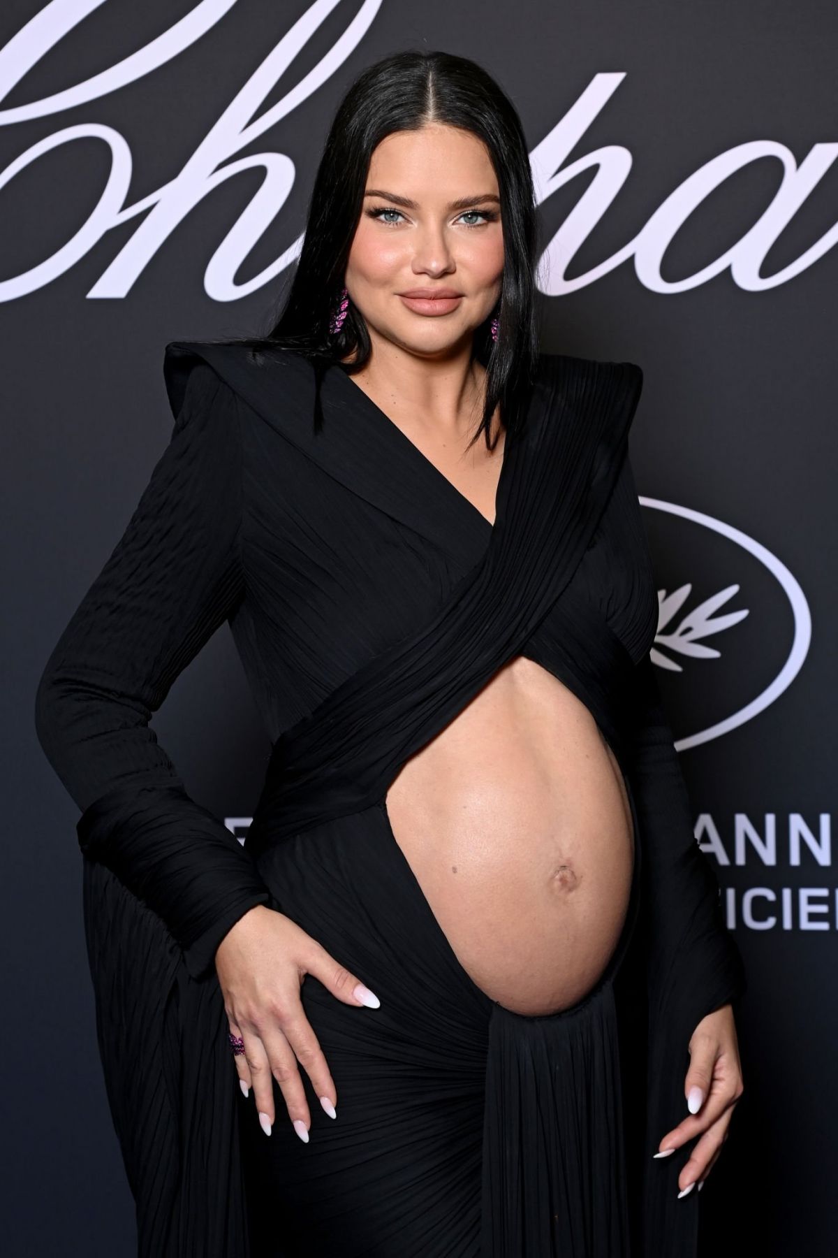 Pregnant Adriana Lima At Chopard S Gentleman S Evening Event In Cannes 05 18 2022 Hawtcelebs