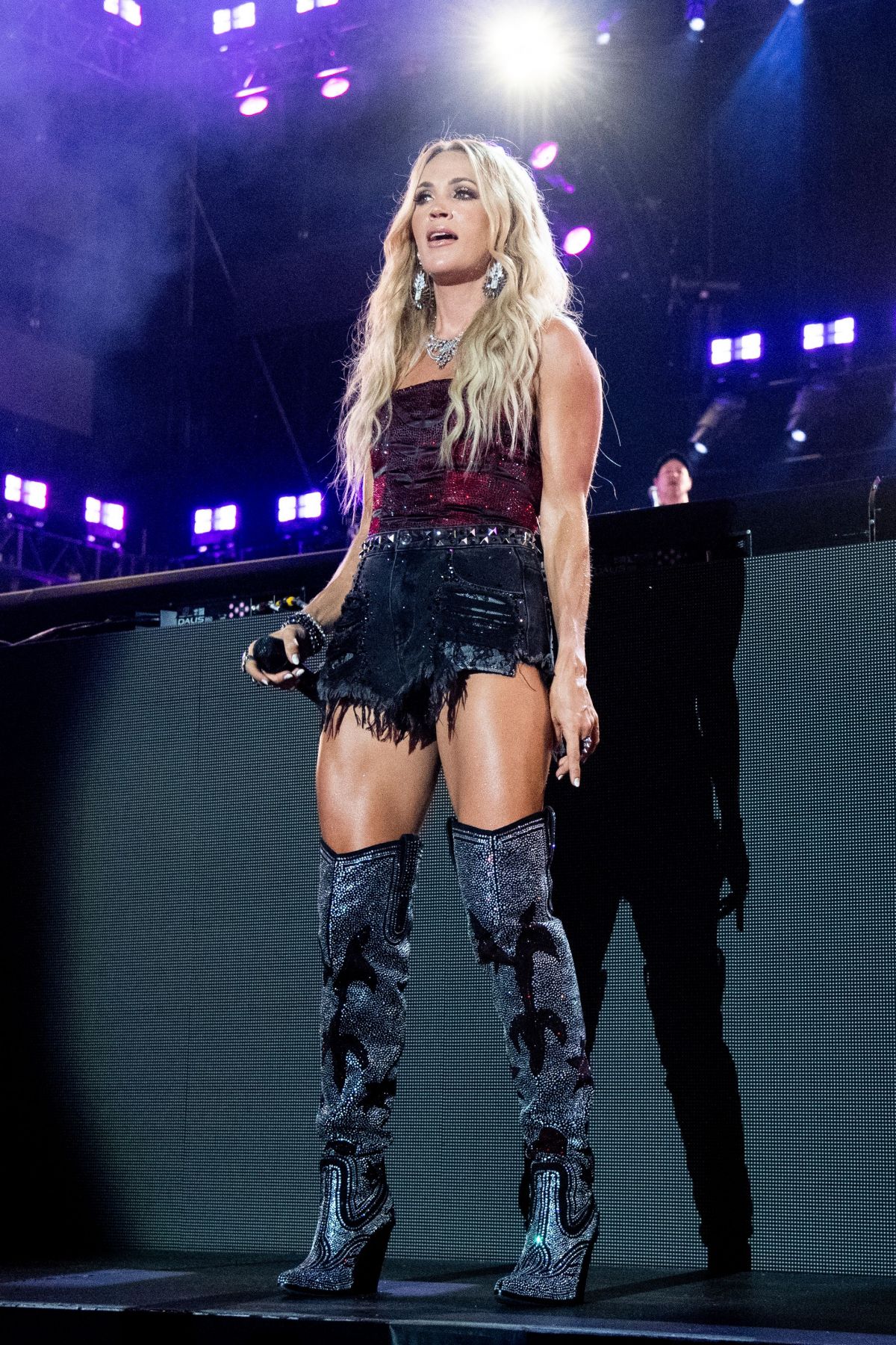 CARRIE UNDERWOOD Performs at CMA Fest 2022 at Nissan Stadium in