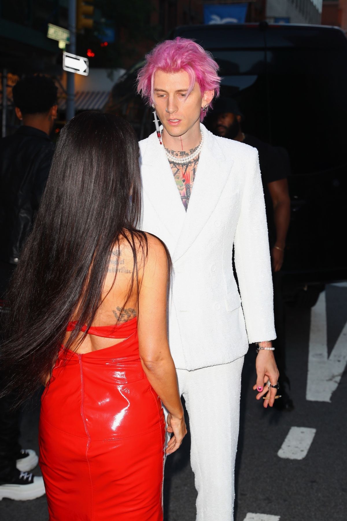 MEGAN FOX and Machine Gun Kelly Arrives at Beacon Theatre in New York ...