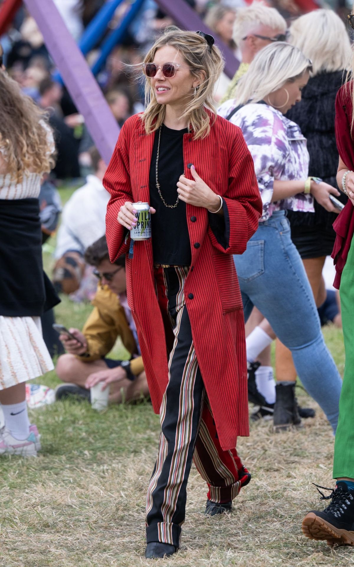 SIENNA MILLER Out and About at Glastonbury Festival 06/24/2022 – HawtCelebs