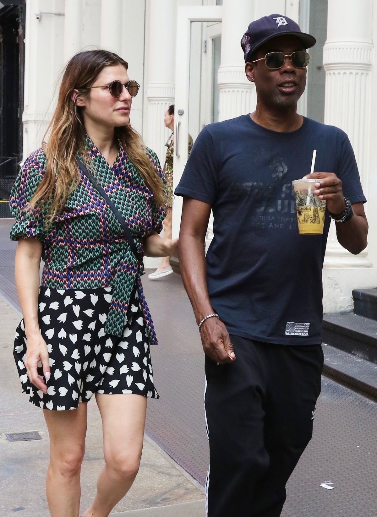 LAKE BELL and Chris Rock Out Shopping in New York 07/24/2022 HawtCelebs