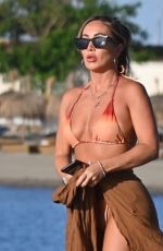 LAURYN GOODMAN in Bikini at a Beach in Marbella 06/30/2022