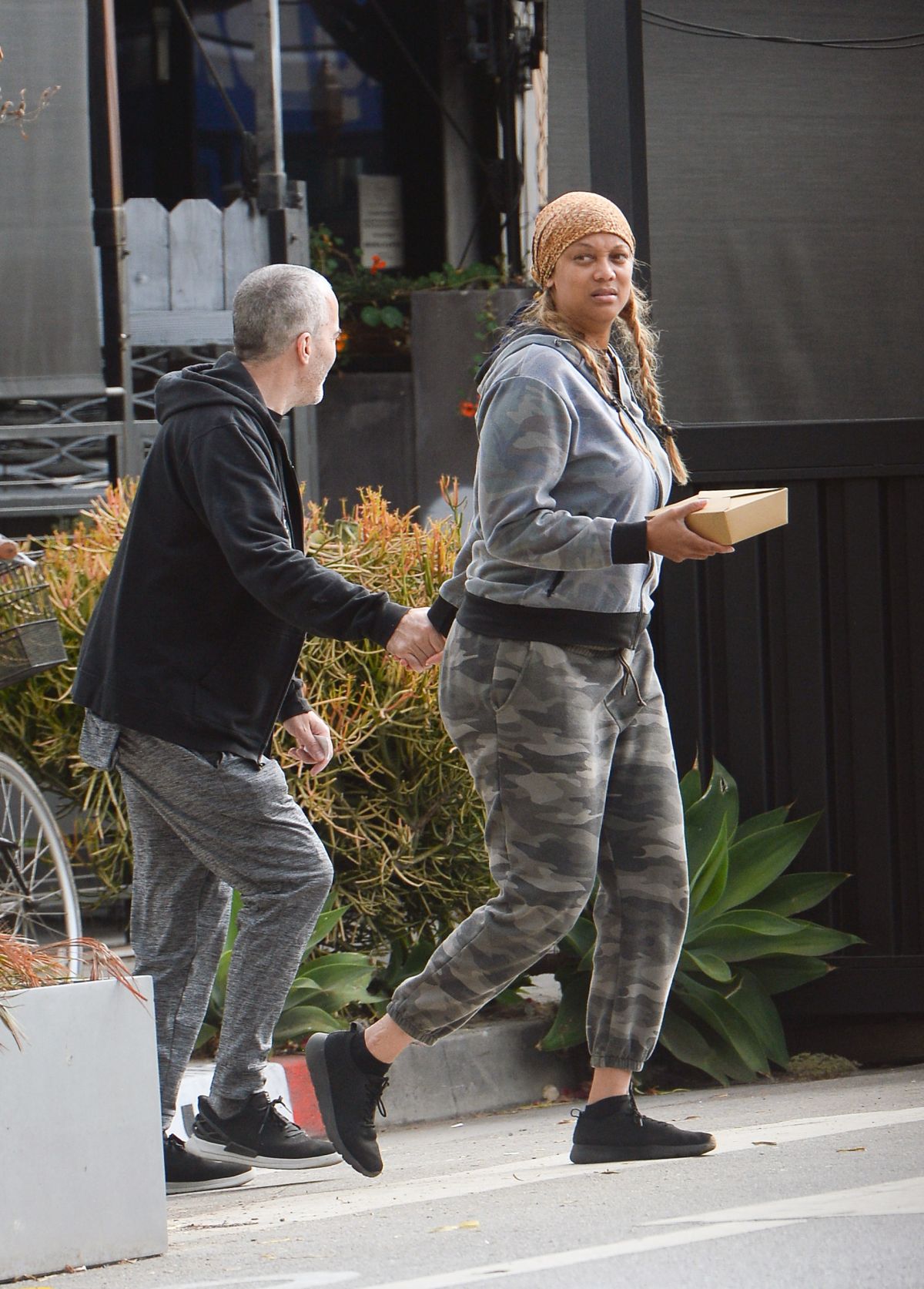 Tyra Banks Out For Brunch With A Friend At Bluestone Lane Cafe In