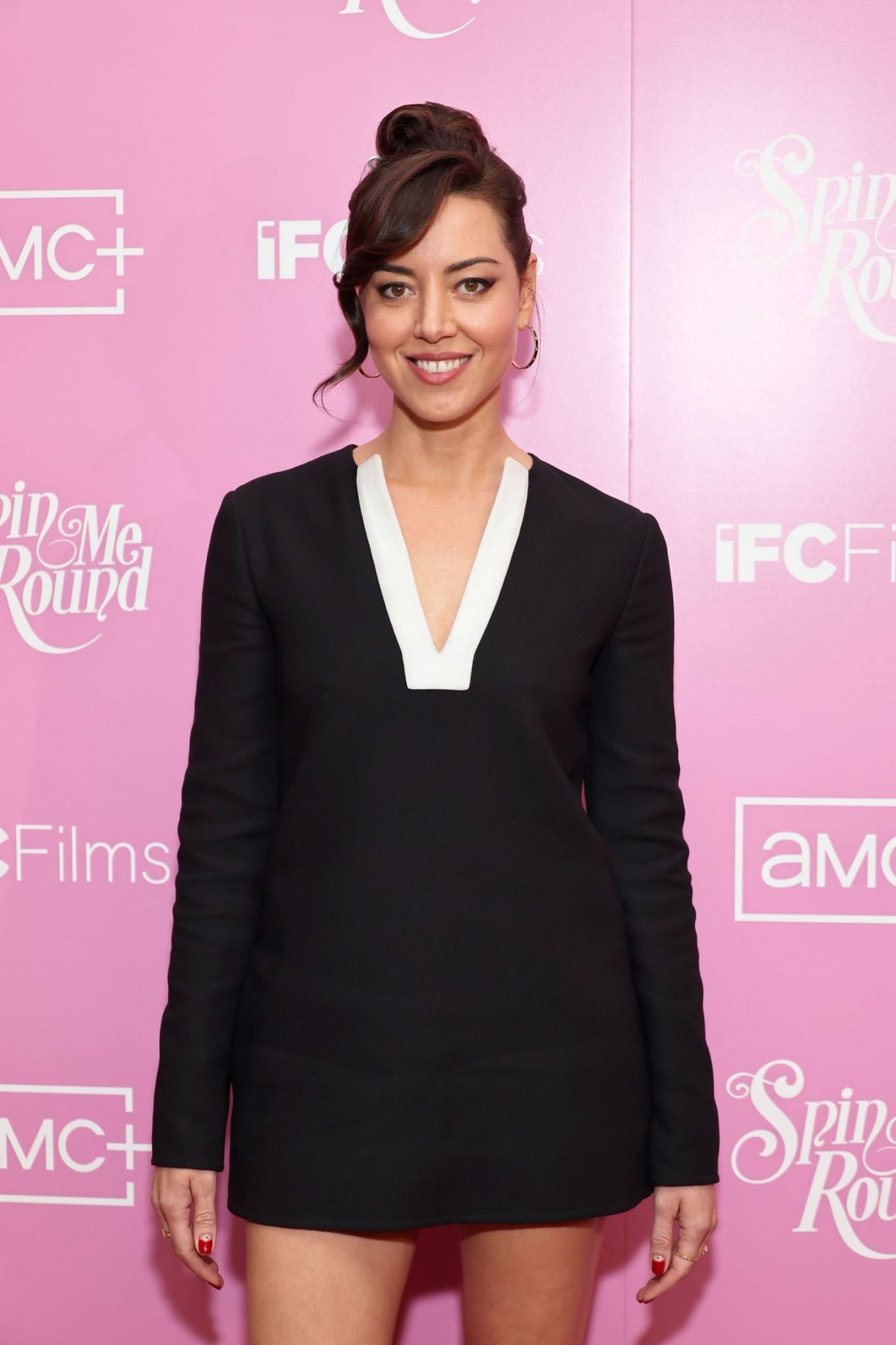 AUBREY PLAZA at Spin Me Round Special Screening in West Hollywood 08/17