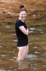 HOLLIDAY GRAINGER Out at a Beach in Devon 07/27/2022