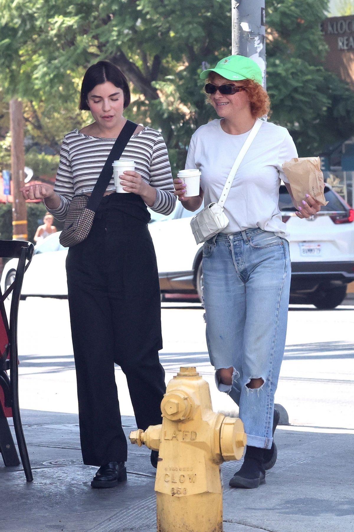 ALIA SHAWKAT Out for Coffee with a Friend in Los Feliz 09/16/2022 ...