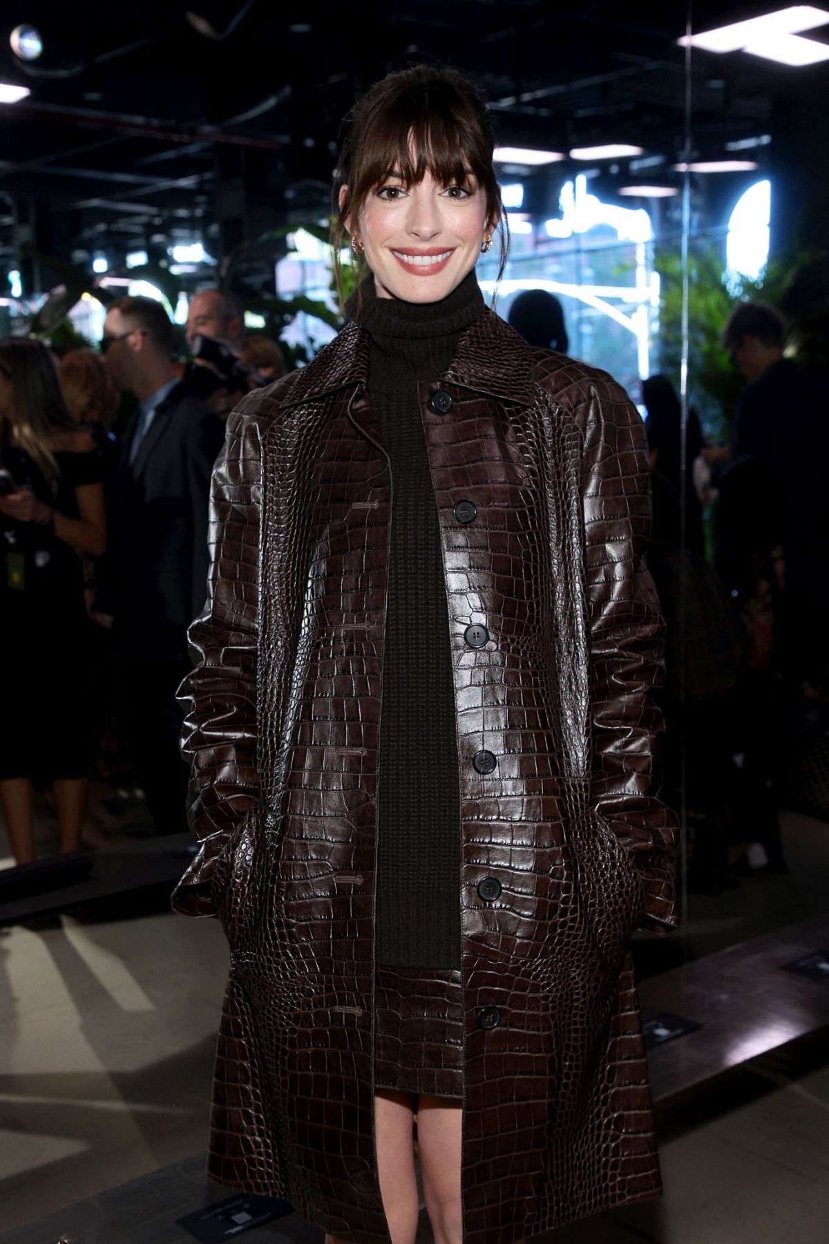 ANNE HATHAWAY Arrives at Michael Kors Show at New York Fashion Week 09