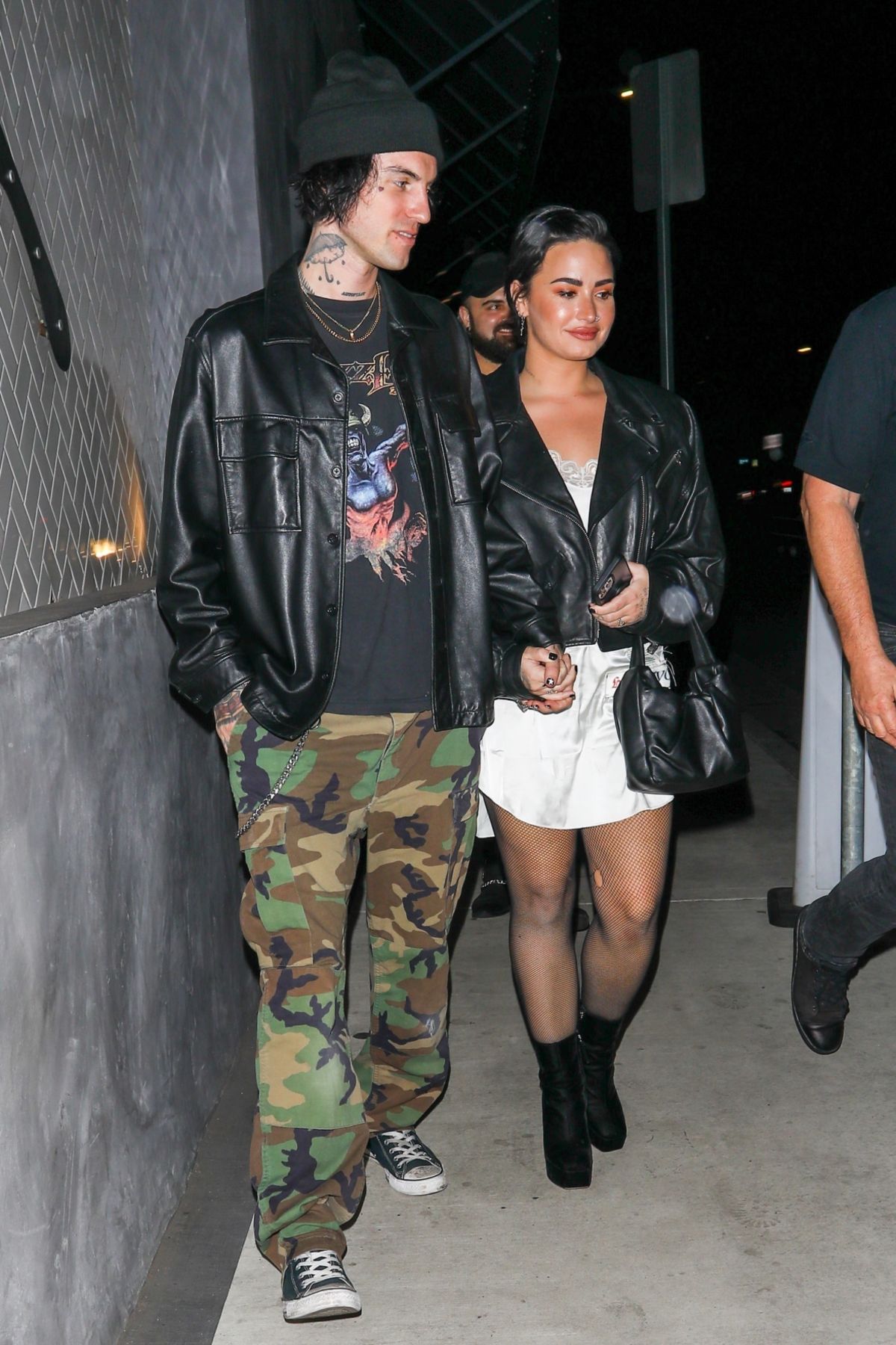 DEMI LOVATO and Jutes Leaves Crossroads Kitchen in Los Angeles 09/29 ...