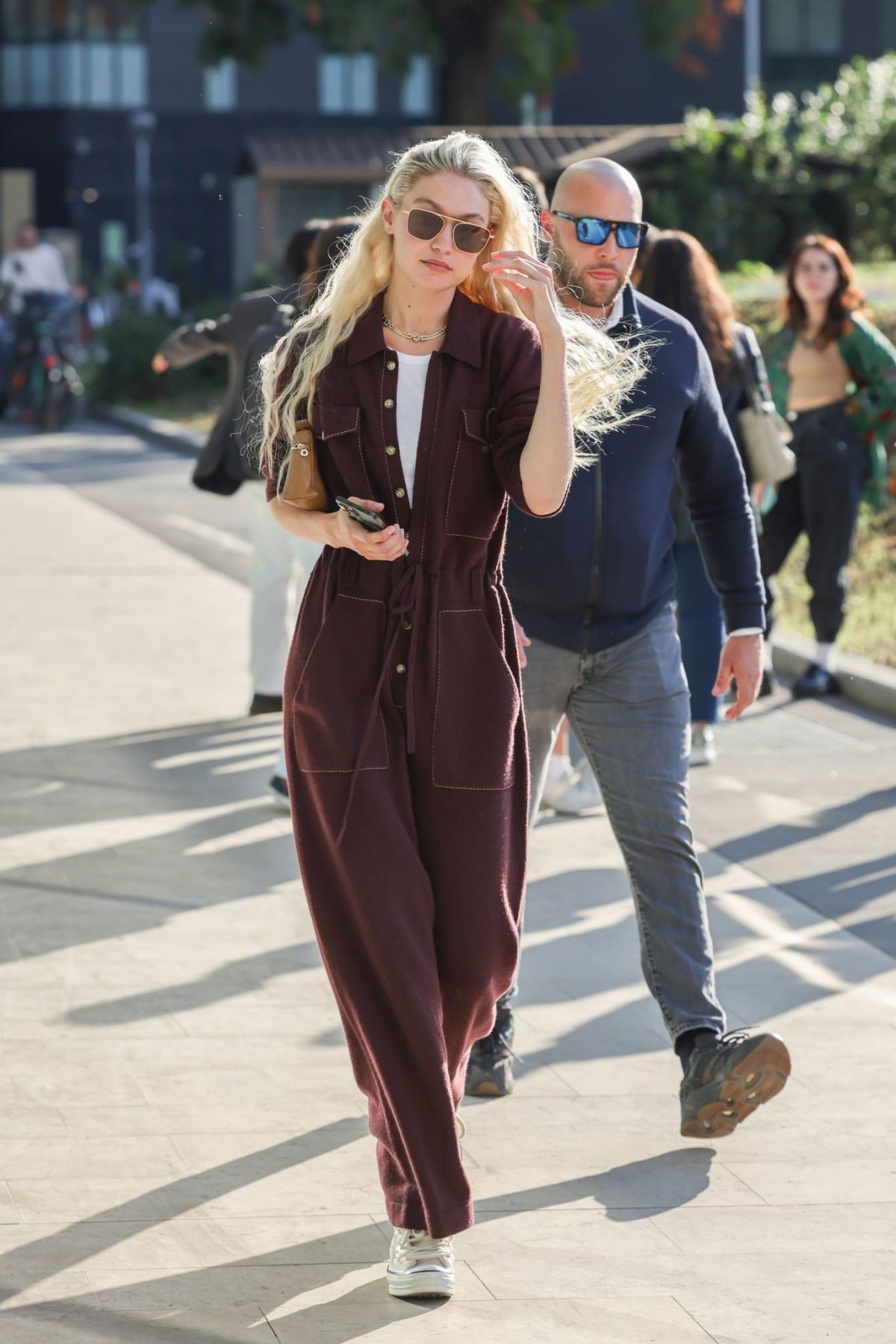 09/22/2022.Gigi Hadid - is seen during Milan Fashion Week Womenswear  Spring/Summer 2023 on September 22, 2022 in Milan, Italy. as it's…