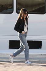 ANNE HATHAWAY Heading to the set of The Idea of You in Atlanta 10/26/2022