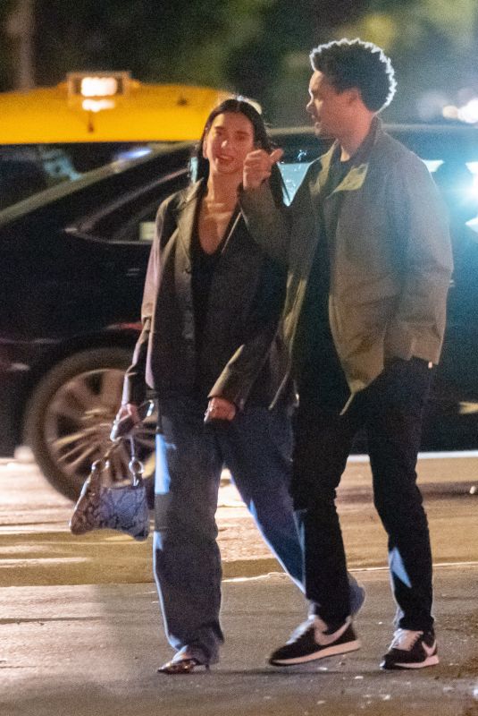 DUA LIPA and Trevor Noah Out for a Date Night in New York 09/28/2022