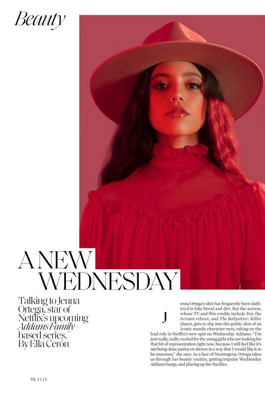 Jenna Ortega For Elle Magazine October Hawtcelebs