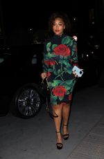 JORDYN WOODS Out for Dinner at Madeo Restaurant in West Hollywood 10/15/2022