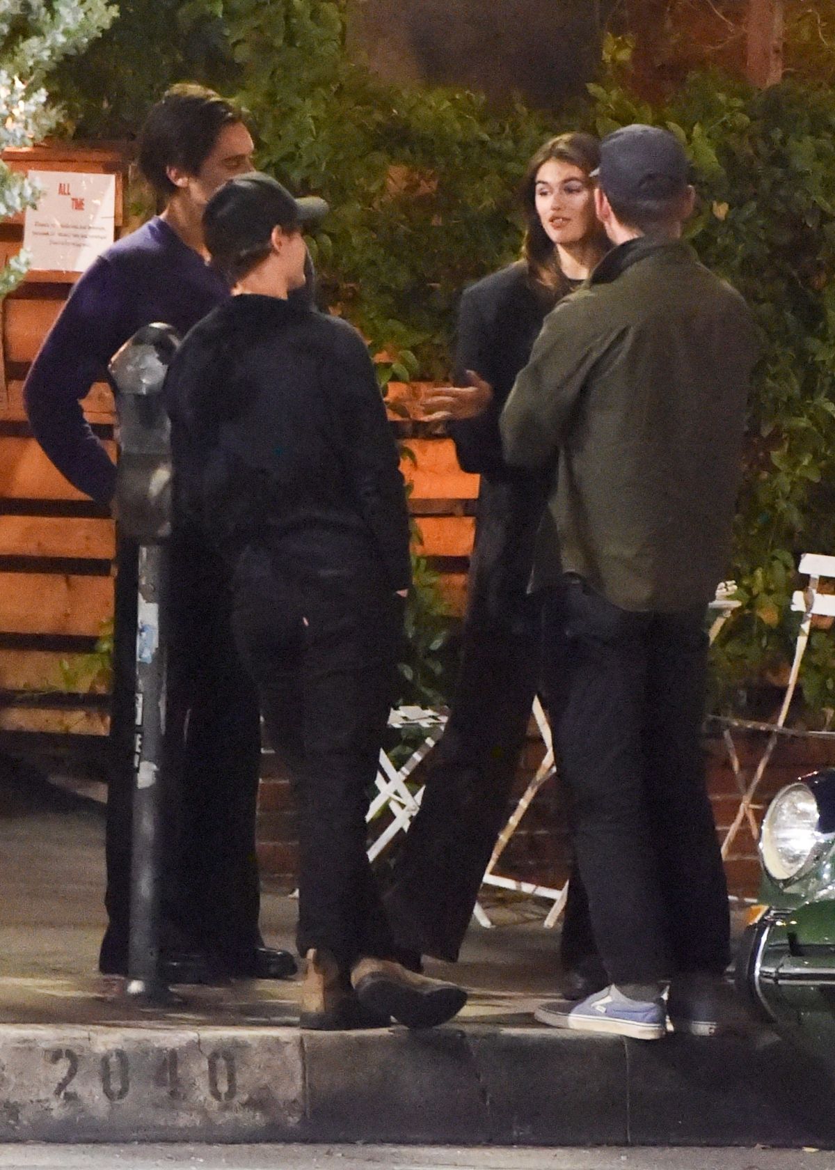 KAIA GERBER Leaves All Time Restaurant with Friends in Los Feliz 10/24 ...