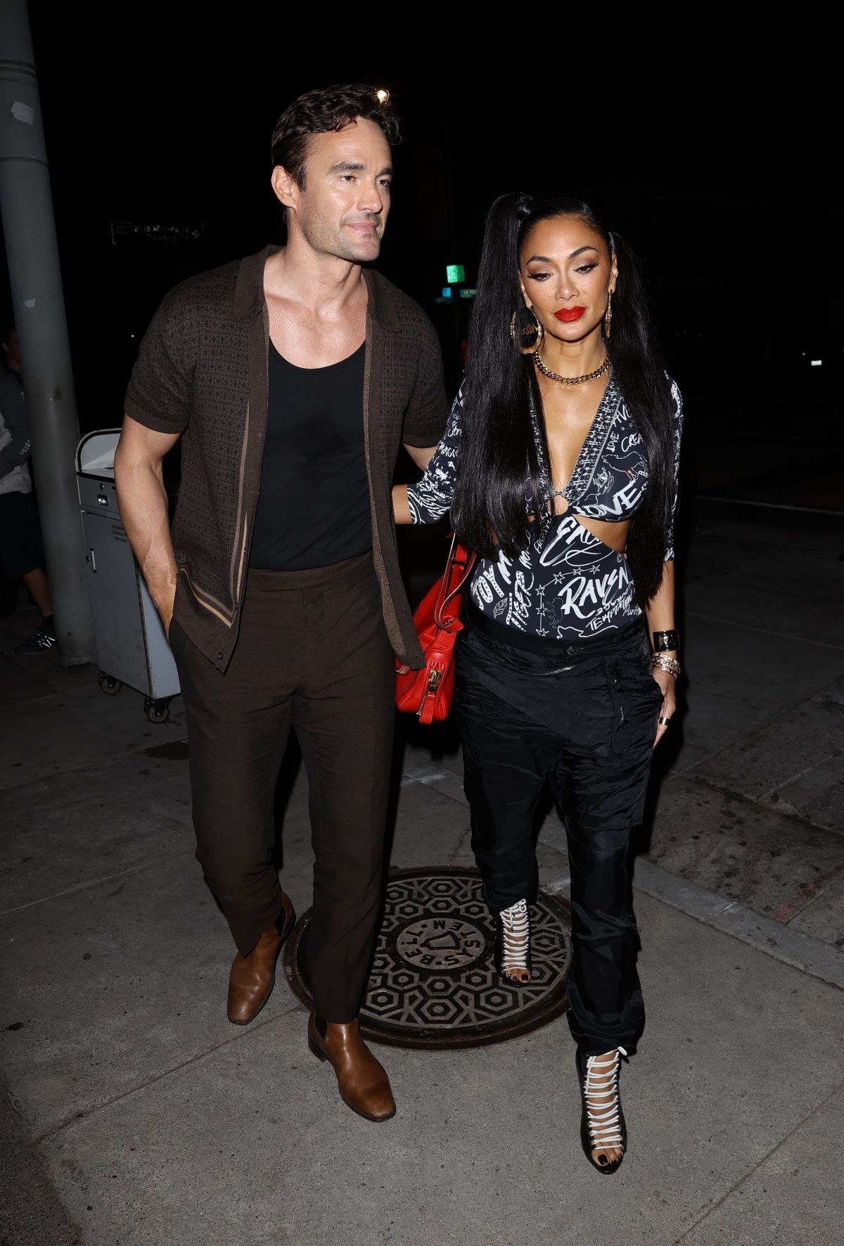 Nicole Scherzinger And Thom Evans Arrives For Dinner At Craigs In West Hollywood 10102022 5943