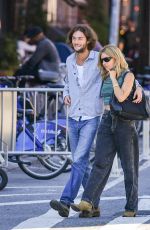 SIENNA MILLER and Oli Green Out in New York 10/06/2022