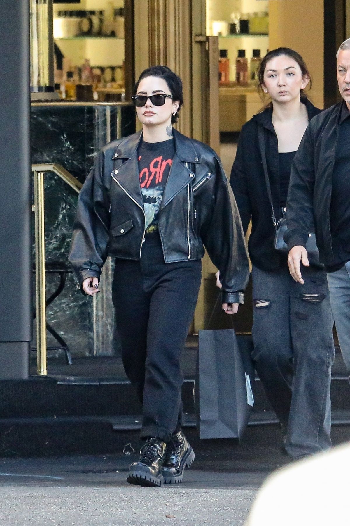 DEMI LOVATO Out Shopping on Rodeo Dr and Saks Fifth Avenue in Beverly ...