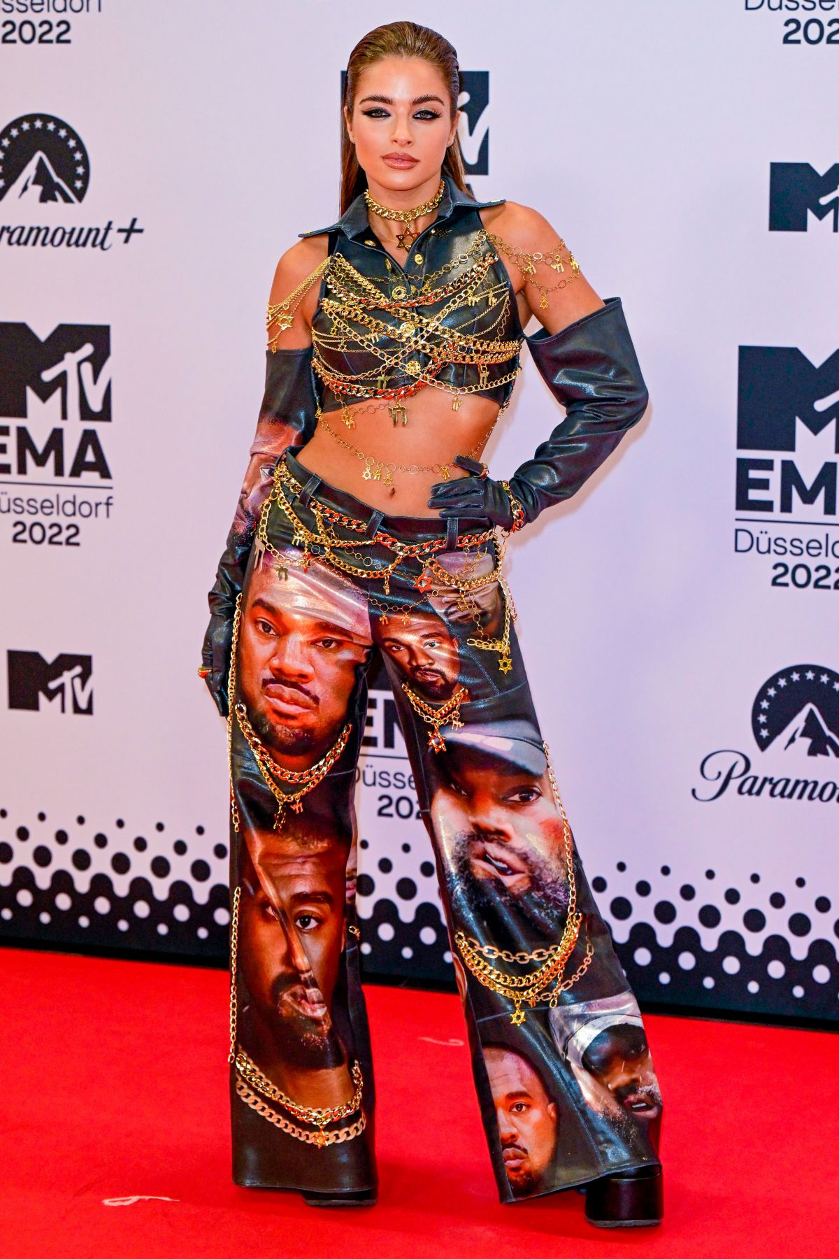 NOA KIREL at MTV Europe Music Awards 2022 at PSD Bank Dome 11/13/2022 ...